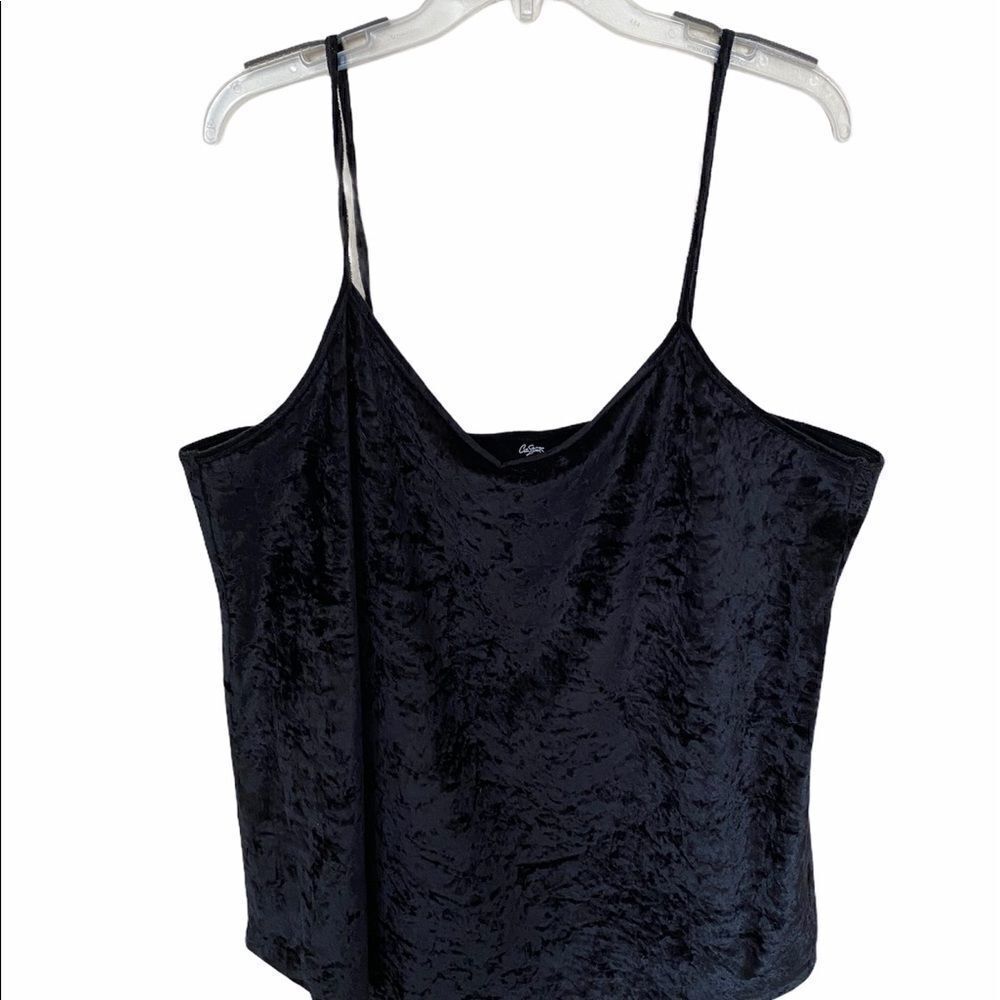 City Streets Women’s Black Velvet Cami